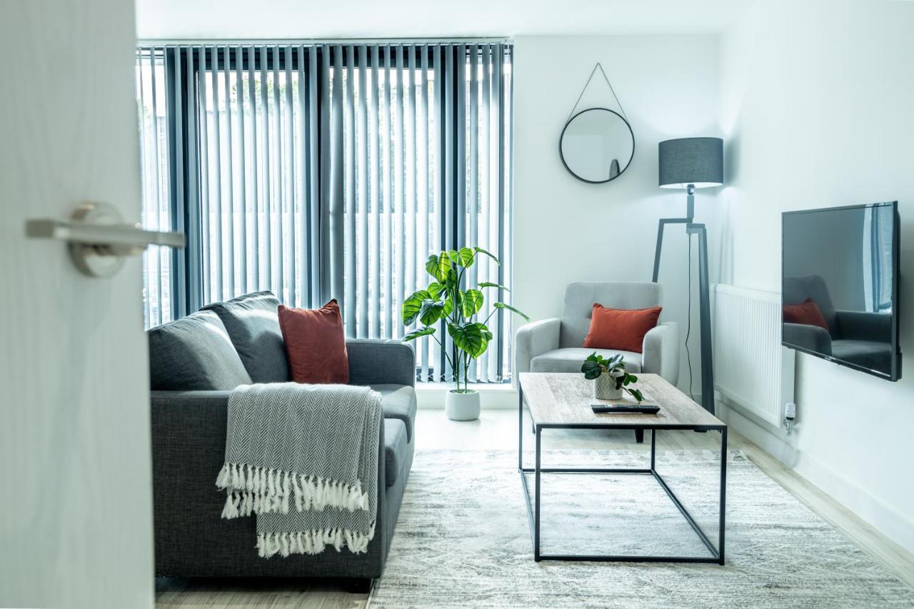 Modern Luxe 1 & 2 Bed Apts Near Granby Plaza By Sojo Stay レスター エクステリア 写真
