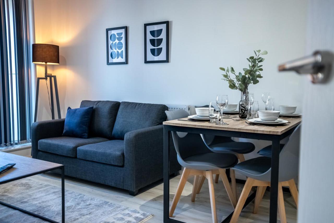 Modern Luxe 1 & 2 Bed Apts Near Granby Plaza By Sojo Stay レスター エクステリア 写真