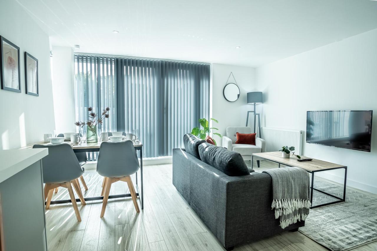 Modern Luxe 1 & 2 Bed Apts Near Granby Plaza By Sojo Stay レスター エクステリア 写真