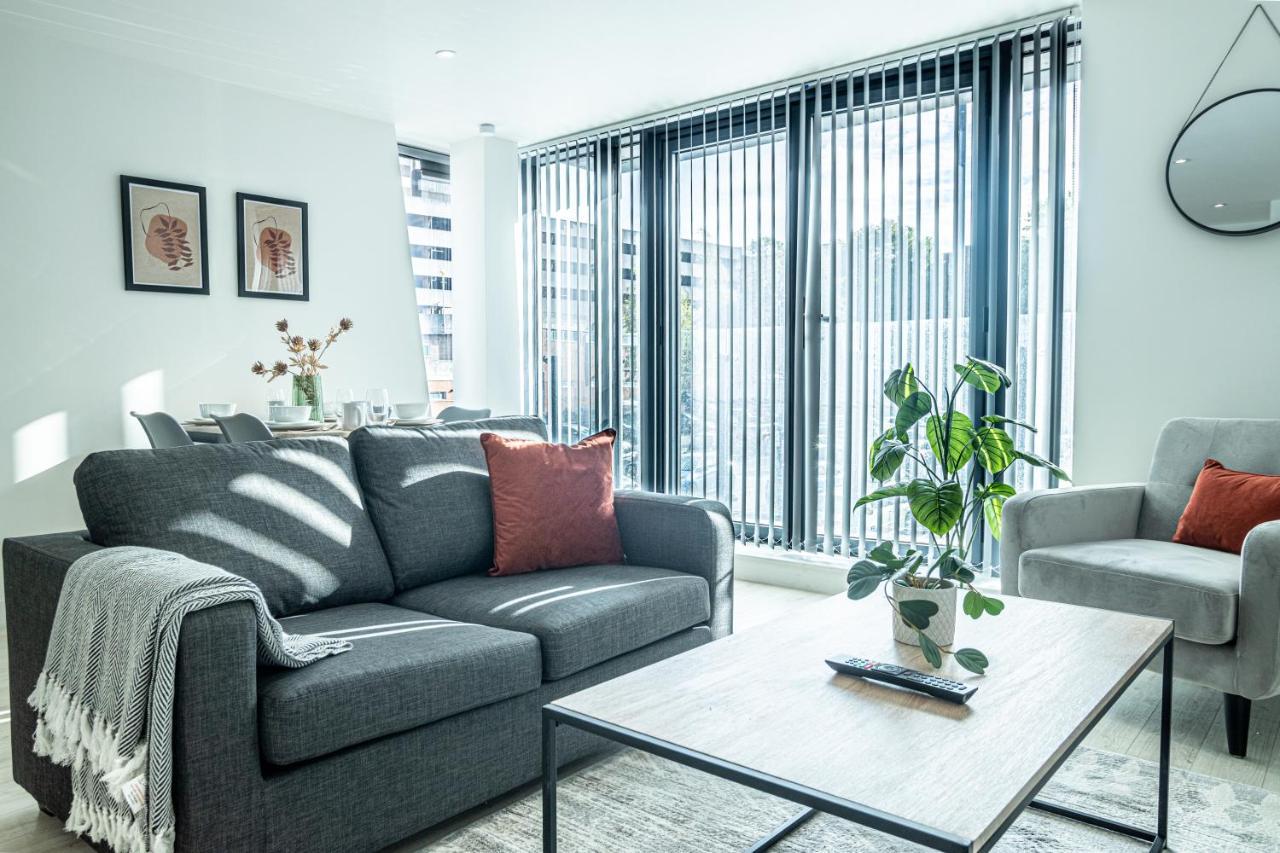 Modern Luxe 1 & 2 Bed Apts Near Granby Plaza By Sojo Stay レスター エクステリア 写真